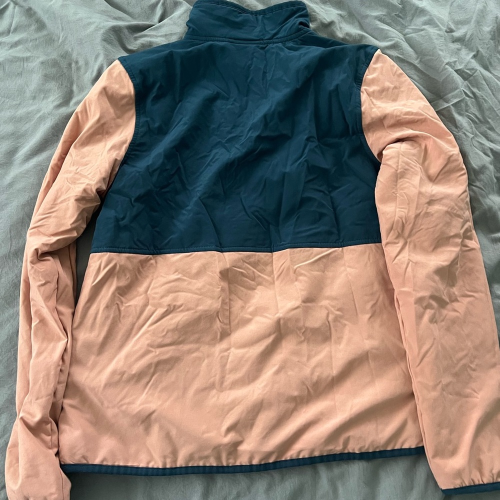The North Face Blue and Pink Ski Jacket Lightweight